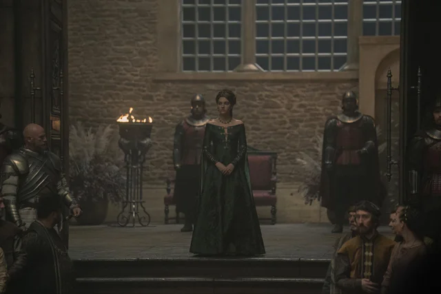 alicent hightower in green dress